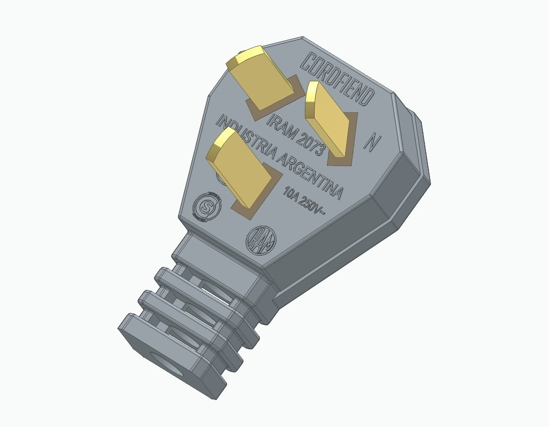 Ficha 10A 2073 Macho 90°